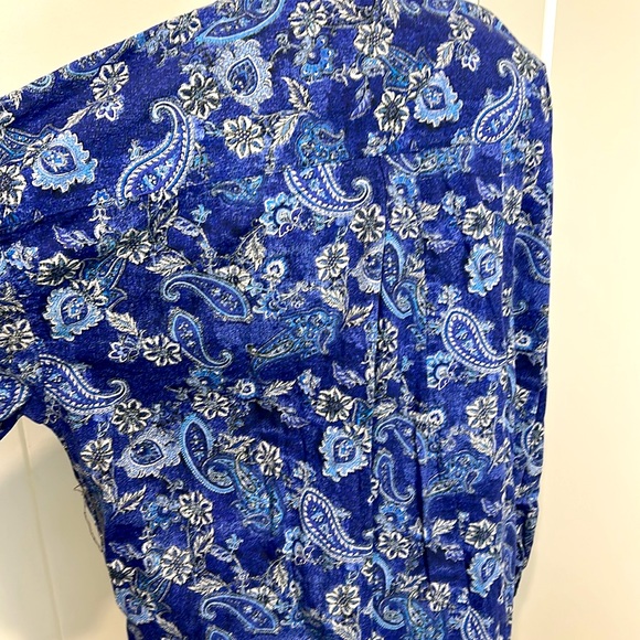 Wrangler Men's George Strait Long Sleeve Button Down Shirt- Bold Paisley | 3XL - Picture 9 of 9